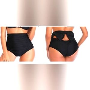 High waisted bikini bottom